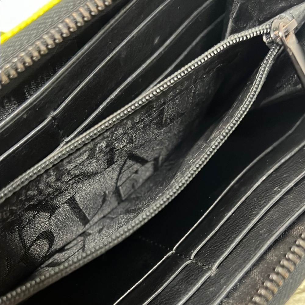Furla Yellow and Black Wallet - Picture 10 of 12